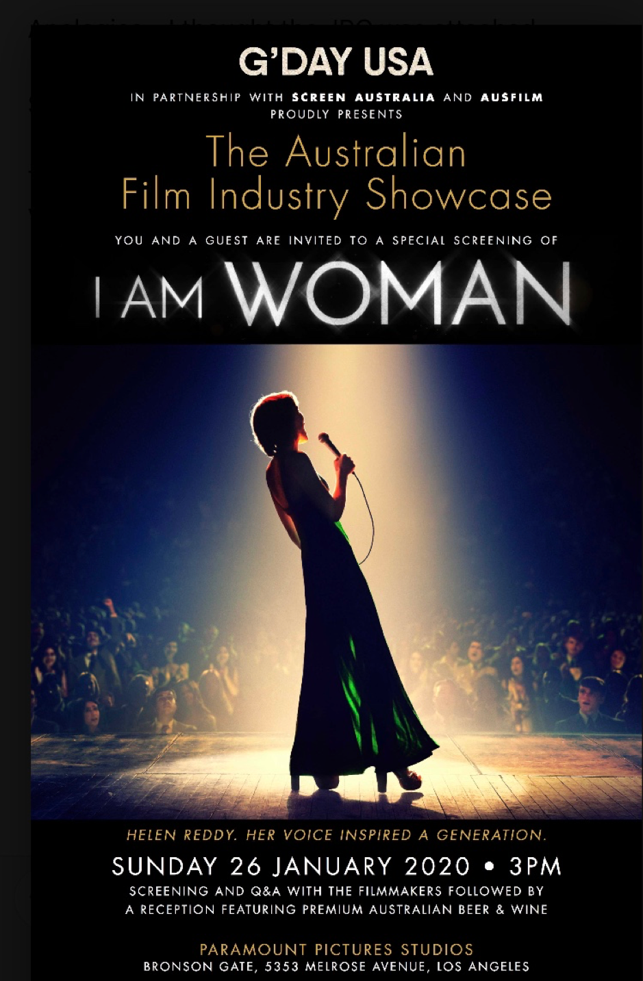 Screening: I am Woman - Australians in Film